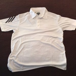 Adidas White Polo